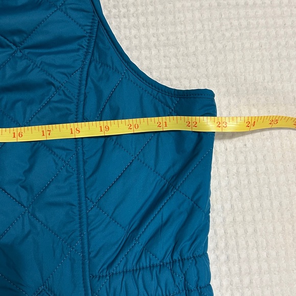 Talbots Teal Quilted Vest - Picture 5 of 7